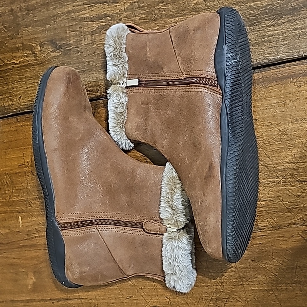 S:10.5w Softwalk Helena Leather Boots - Picture 4 of 14